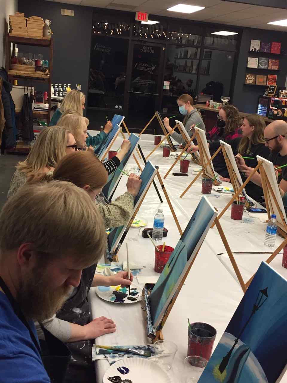 Wine and Paint in Lincoln Omaha Nebraska The Corky Canvas