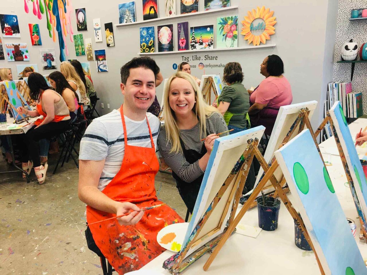 Wine and Paint in Lincoln & Omaha, Nebraska The Corky Canvas